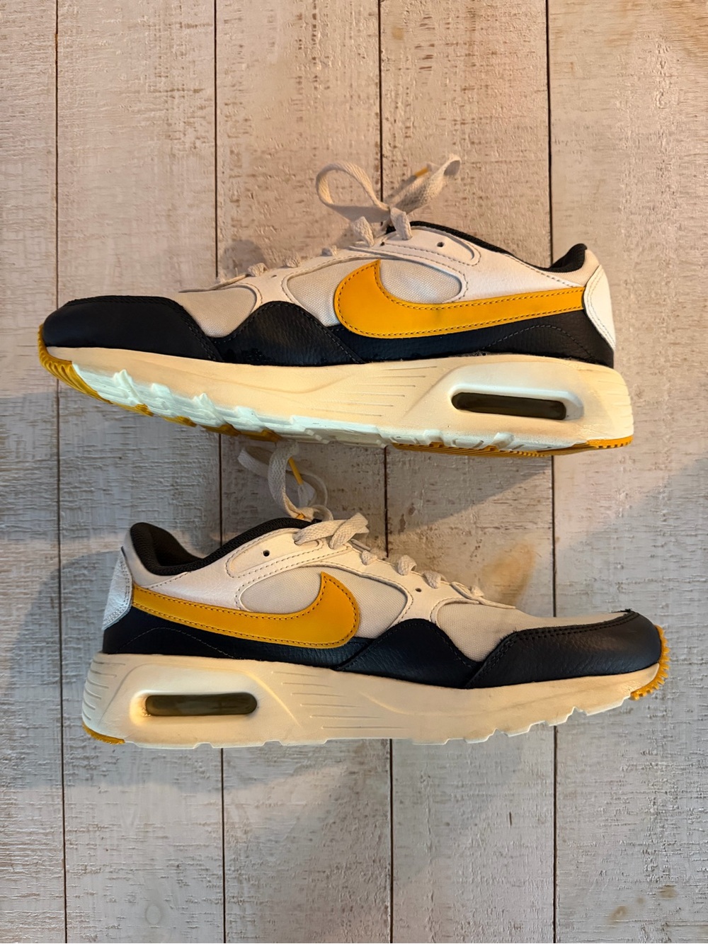 Nike Air Max SC Sneakers | Sail/University Gold/Black | Men’s 9.5 / Women’s 11 - Picture 5 of 7